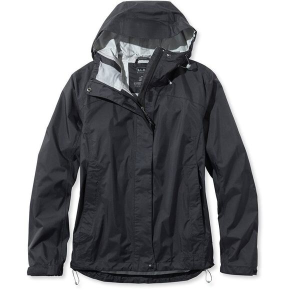 LL Bean Trail Model Rainwear Rain Jacket Ripstop Plus Size 3X Full Zip Hooded - Picture 1 of 13